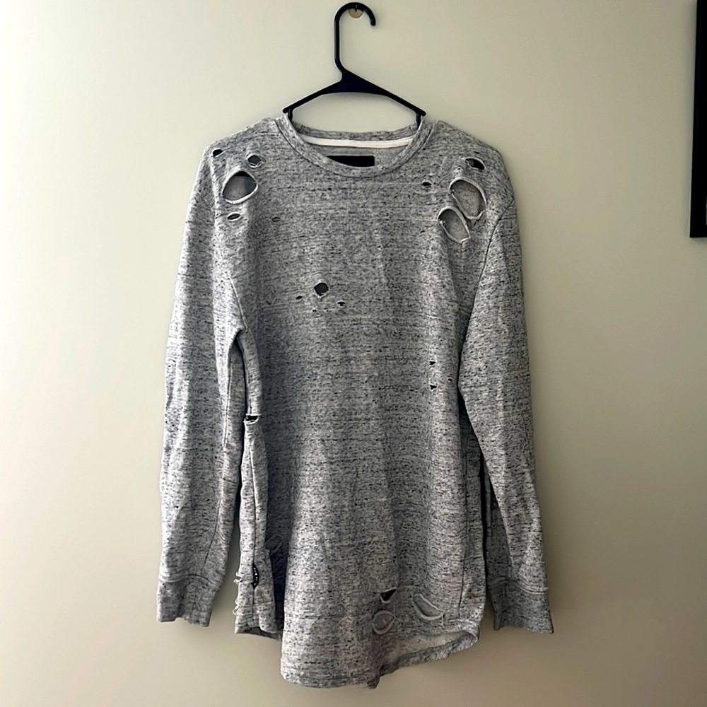 Rugged gray long sleeve